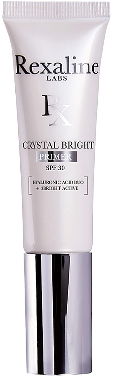 Podkład do twarzy z filtrem przeciwsłonecznym - Rexaline Crystal Bright Primer SPF30 — Zdjęcie N1
