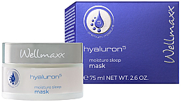 Kup Nawilżająca maska ​​do twarzy - Wellmaxx Hyaluron⁵ Moisture Sleep Mask