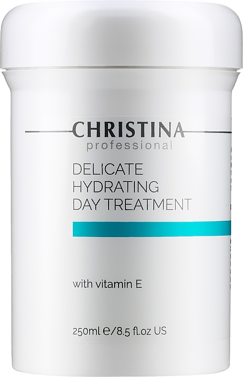 Delikatna nawilżająca kuracja lecznicza z witaminą E do skóry normalnej i suchej - Christina Delicate Hydrating Day Treatment