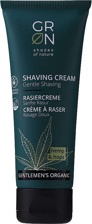 Krem do golenia - GRN Gentlemen's Organic Hemp & Hop Shaving Cream — Zdjęcie N1