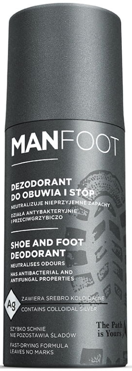 Dezodorant do obuwia i stóp - ManFoot Shoes Deodorant  — Zdjęcie N1