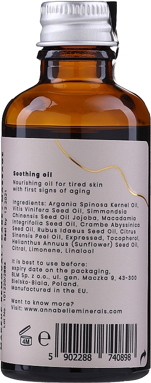 Naturalny olejek wielofunkcyjny do skóry suchej i dojrzałej - Annabelle Minerals Stay Essential — Zdjęcie N2