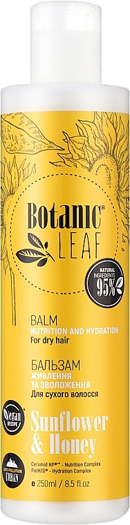 Balsam do włosów suchych, Odżywianie i nawilżanie - Botanic Leaf — Zdjęcie N1