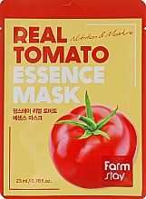 Nawilżająca maseczka w płachcie do twarzy z ekstraktem z pomidora - Farmstay Real Tomato Essence Mask — Zdjęcie N1