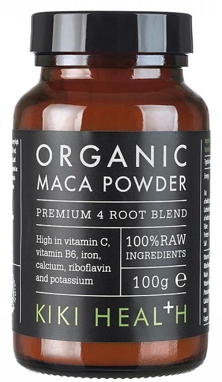Suplement diety Mak w proszku - Kiki Health Organic Maca Powder — Zdjęcie N1