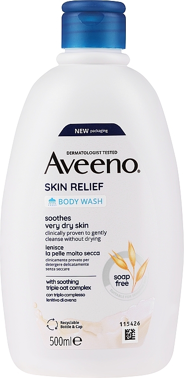 Silnie nawilżający balsam do skóry bardzo suchej - Aveeno Skin Relief Moisturising Lotion Helps Heal Very Dry Skin — Zdjęcie N1