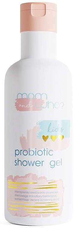 Nawilżający żel pod prysznic dla dzieci z probiotykami - Mom And Who Kids Probiotic Shower Gel — Zdjęcie N1