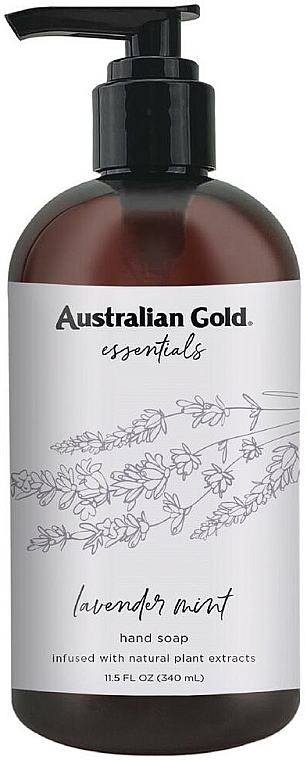 Mydło w płynie do rąk Lawenda i mięta - Australian Gold Essentials Liquid Hand Soap Lavender Mint — Zdjęcie N1