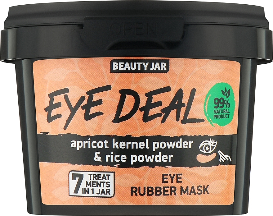 Maska pod oczy Morela i ryż - Beauty Jar Eye Deal Eye Rubber Mask  — Zdjęcie N1