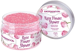 Cukrowy peeling do ciała - Dermacol Rose Flower Shower Delicious Body Scrub — Zdjęcie N1