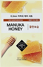 Głęboko nawilżająca maseczka w płachcie do twarzy z miodem manuka - Etude Therapy Air Mask Manuka Honey — Zdjęcie N1
