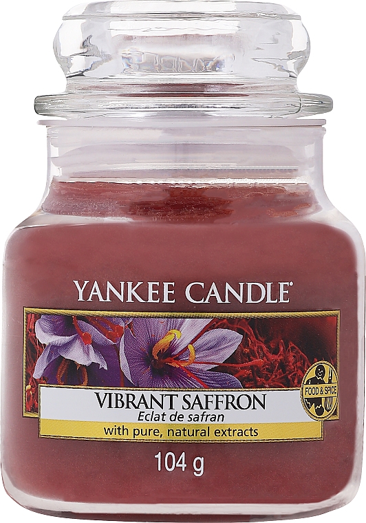 Świeca zapachowa w słoiku - Yankee Candle Vibrant Saffron
