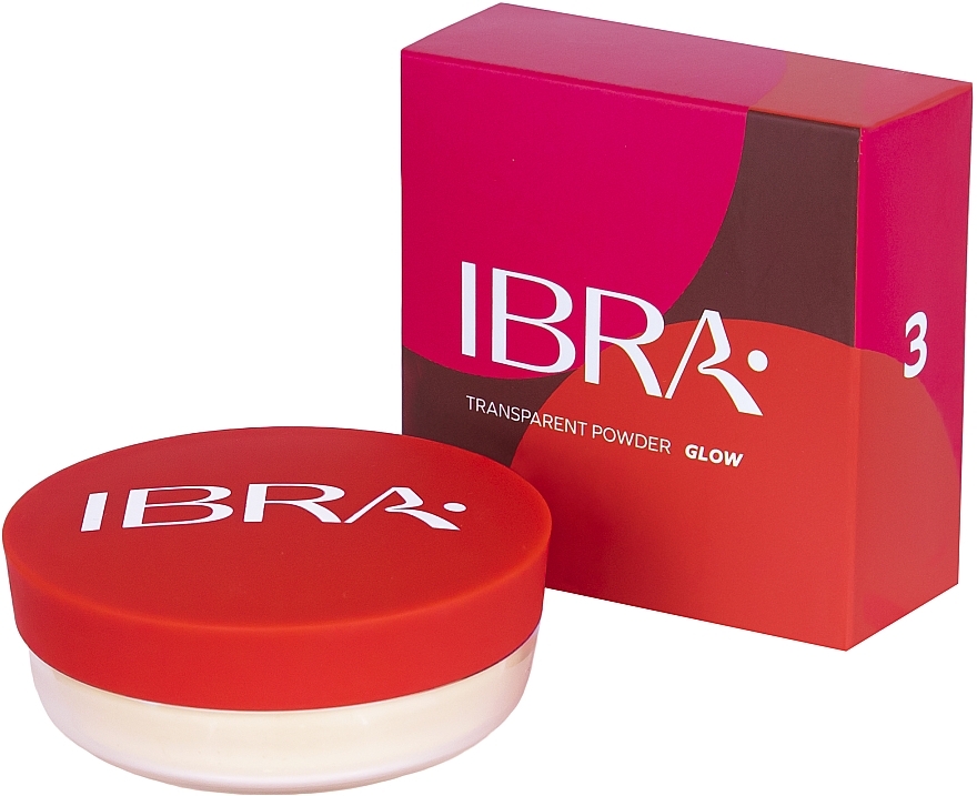 Rozświetlający puder do twarzy - Ibra Glow Transparent Powder — Zdjęcie N1