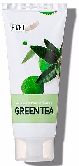 Równoważąca pianka do mycia z ekstraktem z zielonej herbaty - Tenzero Balancing Foam Cleanser Green Tea — Zdjęcie N1