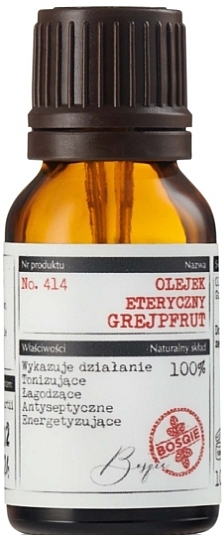 WYPRZEDAŻ Naturalny olejek eteryczny Grejpfrut - Bosqie Natural Essential Oil * — Zdjęcie N1