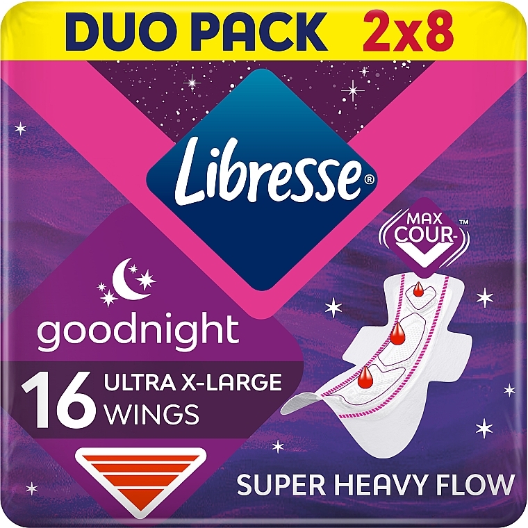 Podpaski, 16 szt. - Libresse Ultra Goodnight Extra Large