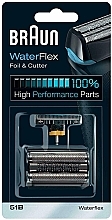 Siatka goląca i jednostka tnąca - Braun WaterFlex Foil & Cutter 51B — Zdjęcie N1