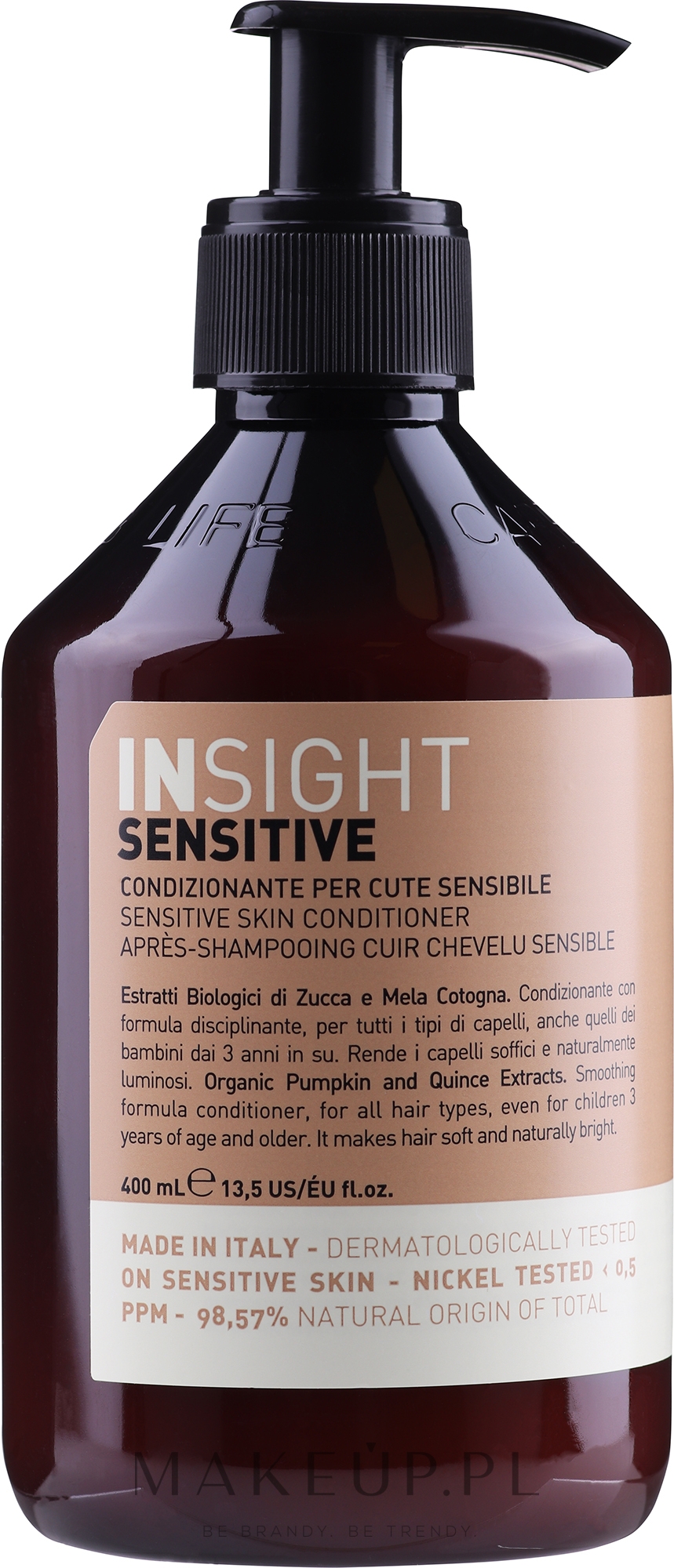 Odżywka do wrażliwej skóry głowy - Insight Sensitive Skin Conditioner — Zdjęcie 400 ml