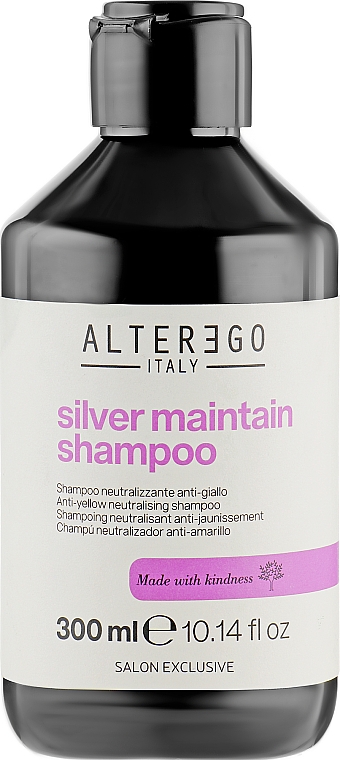 Szampon neutralizujący żółte odcienie - Alter Ego Silver Maintain Shampoo — Zdjęcie N3