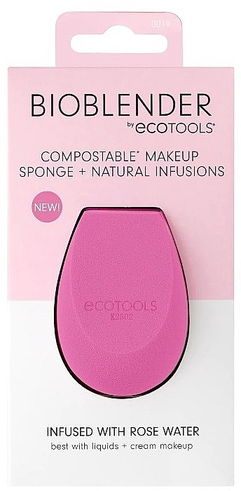 Gąbka do makijażu, różowa - EcoTools BioBlender Rose Water — Zdjęcie N1