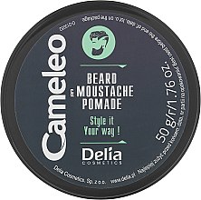 Wosk do brody - Delia Cameleo Men Beard and Moustache Pomade — Zdjęcie N2