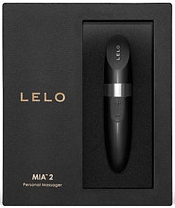 Masażer intymny, czarny - Lelo Mia 2 USB Pocket Vibrator Black — Zdjęcie N1