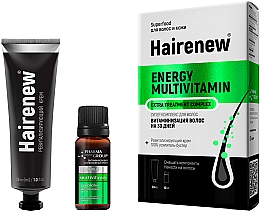 Energetyzujący kompleks witaminowy do włosów - Hairenew Energy Multivitamin Extra Treatment Complex — Zdjęcie N2