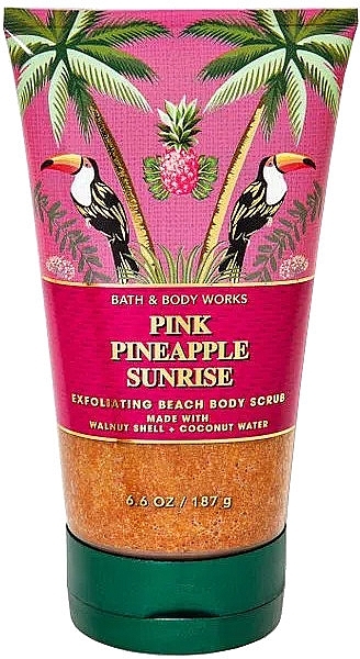 Różowy ananas w Sunrise Body Scrub - Bath & Body Works Pink Pineapple Sunrise Exfoliating Beach Body Scrub — Zdjęcie N1