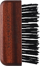 Szczoteczka do czyszczenia szczotek i grzebieni - Acca Kappa Brush And Comb Cleaner Kotibé Wood With Black Nylon — Zdjęcie N1