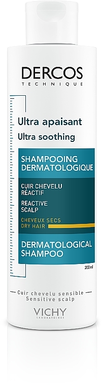 Szampon łagodzący do włosów suchych - Vichy Dercos Ultra Soothing Dry Hair Shampoo