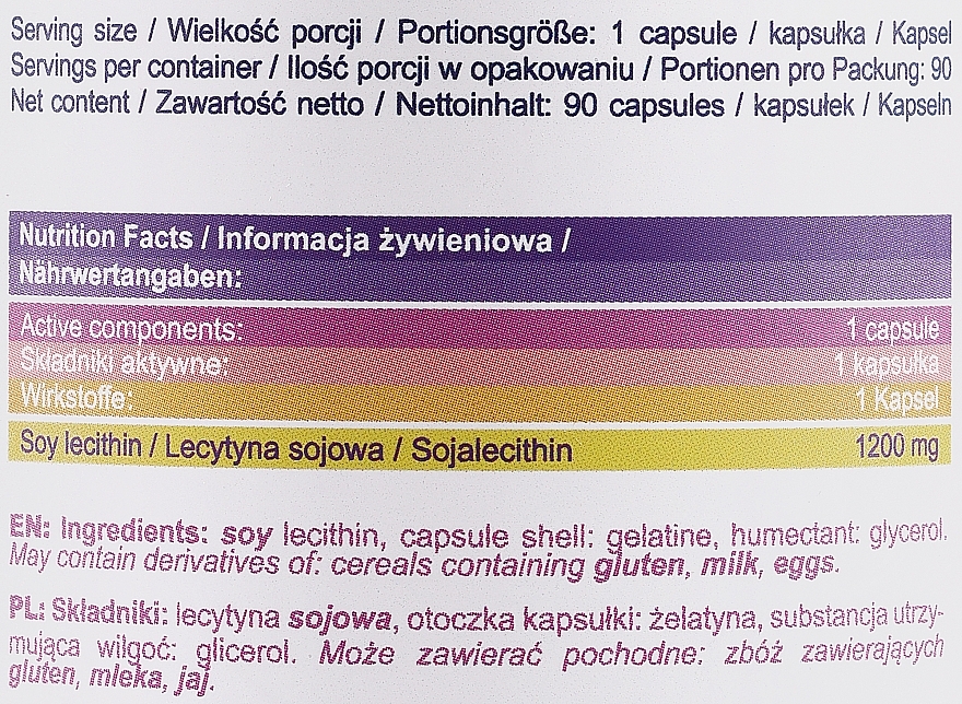 Suplement diety Lecytyna - Allnutrition Lecithin — Zdjęcie N3