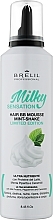 Pianka do włosów z miętą pieprzową i proteinami mleka - Brelil Milky Sensation Hair BB Mousse Mint-Shake Limitide Edition — Zdjęcie N1