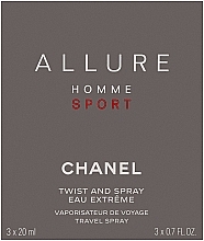 Kup Chanel Allure Homme Sport Eau Extrême - Woda toaletowa (purse spray + dwa wymienne wkłady)