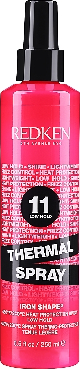 Termoochronny spray utrwalający stylizację włosów - Redken Iron Shape 11 Thermal Holding Spray