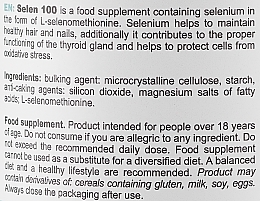 Suplement diety Selen 100 - SFD Nutrition Selen 100 — Zdjęcie N3