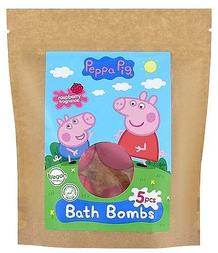 Kule do kąpieli o zapachu malin - Peppa Pig Bath Bomb — Zdjęcie N1