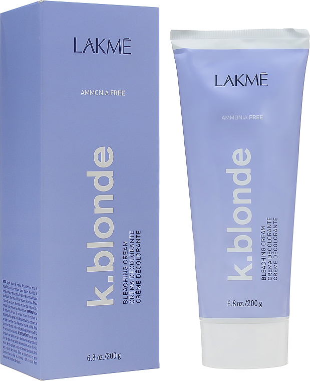 Krem rozjaśniający bez amoniaku - Lakme K.Blonde Bleaching Cream Ammonia-free — Zdjęcie N1