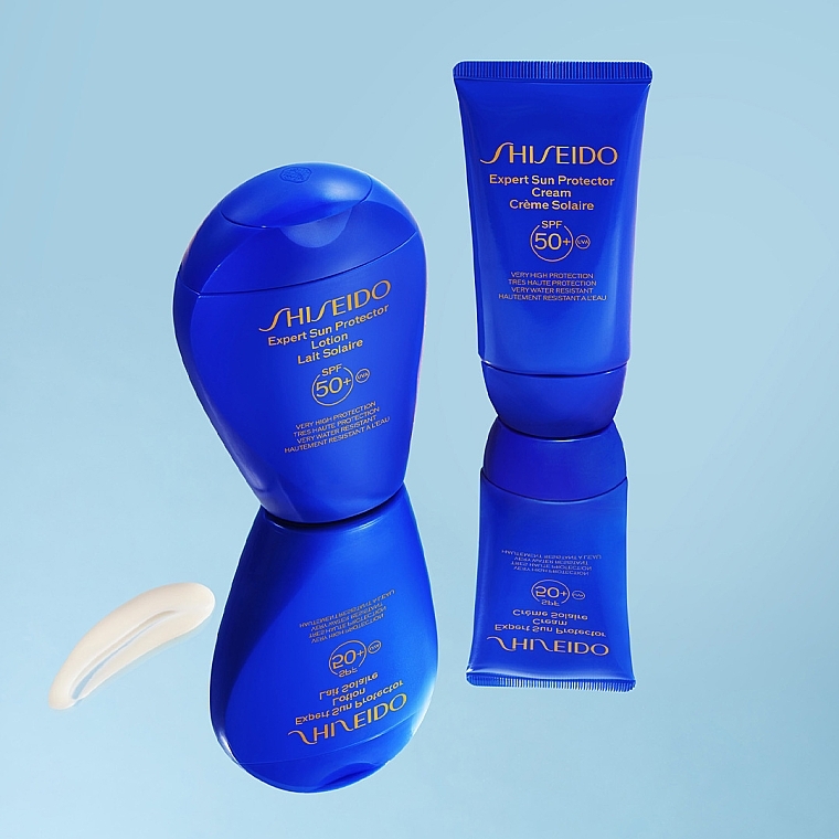Krem nawilżający do twarzy i ciała z ochrona przeciwsłoneczną SPF 30 - Shiseido Sun Expert Protection Face and Body Lotion SPF30 — Zdjęcie N7