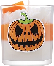 Kup Świeca dekoracyjna Halloween, dynia z zielonym ogonem - KaWilamowski Scented Candle