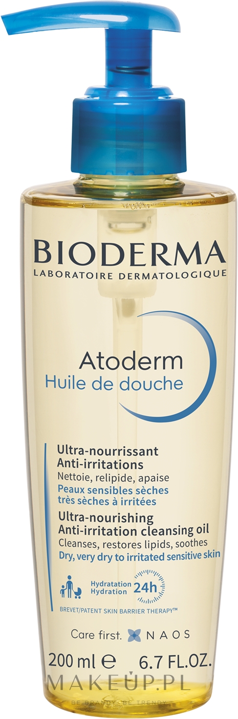 Ultraodżywczy olejek pod prysznic przeciw podrażnieniom - Bioderma Atoderm Shower Oil — Zdjęcie 200 ml