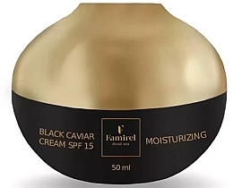 Kup Nawilżający krem do twarzy z ekstraktem z czarnego kawioru SPF 15 - Famirel Black Caviar Moisturizing Cream SPF 15