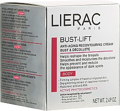 Remodelujący krem przeciwstarzeniowy do biustu i dekoltu - Lierac Bust Lift Anti-Aging Recontouring Cream — фото N1