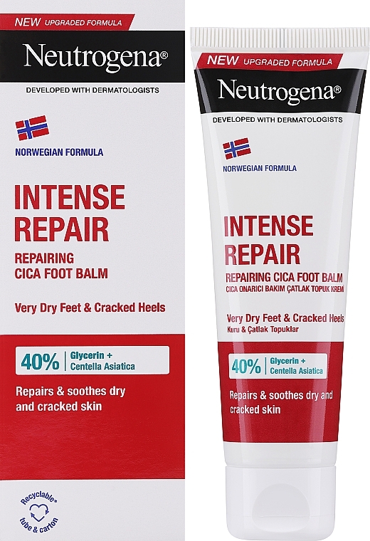 Aktywnie nawilżający krem do stóp - Neutrogena Norwegian Formula Cracked Heel Foot Cream — Zdjęcie N3