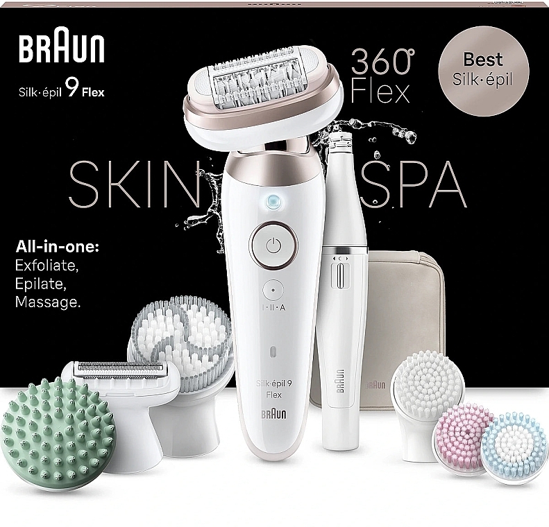 Depilator - Braun Silk-Epil 9 SES 9-580 3D — Zdjęcie N1