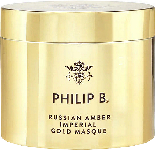 Złota maska do włosów - Philip B Russian Amber Imperial Gold Masque  — Zdjęcie N1