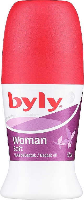 Antyperspirant w kulce - Byly Woman Soft Roll-On Deodorant — Zdjęcie N1