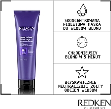 Maska neutralizująca żółte tony włosow blond i rozjaśnianych - Redken Color Extend Blondage Express Anti-Brass Mask — Zdjęcie N2