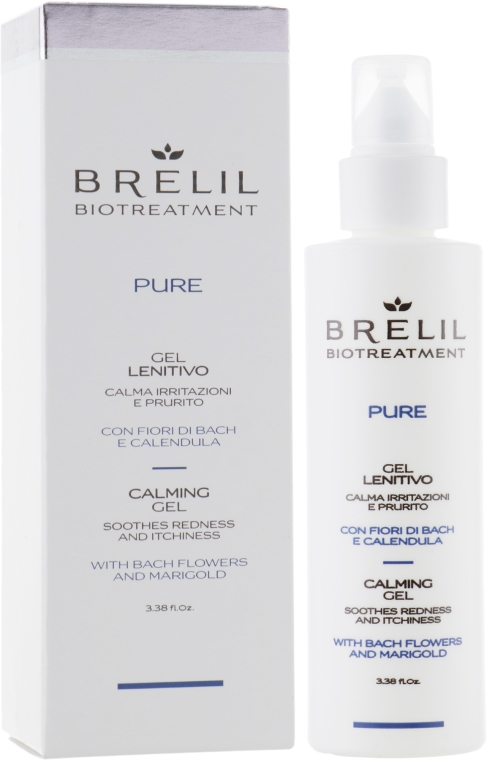 Kojący żel do skóry głowy wyciszający podrażnienia i swędzenie - Brelil Bio Traitement Pure Calming Gel