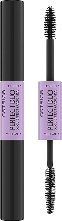 Tusz do rzęs - Catrice Perfect Duo XXL Effect Mascara — Zdjęcie N1