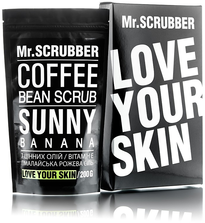 Peeling kawowy do twarzy i ciała - Mr.Scrubber Sunny Banana Scrub — Zdjęcie N1